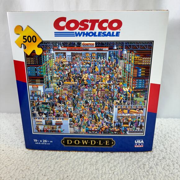 Costco Exclusive Eric Dowdle 500 Piece Puzzle Complete 19 1/4" x 26 5/8" - Picture 1 of 5